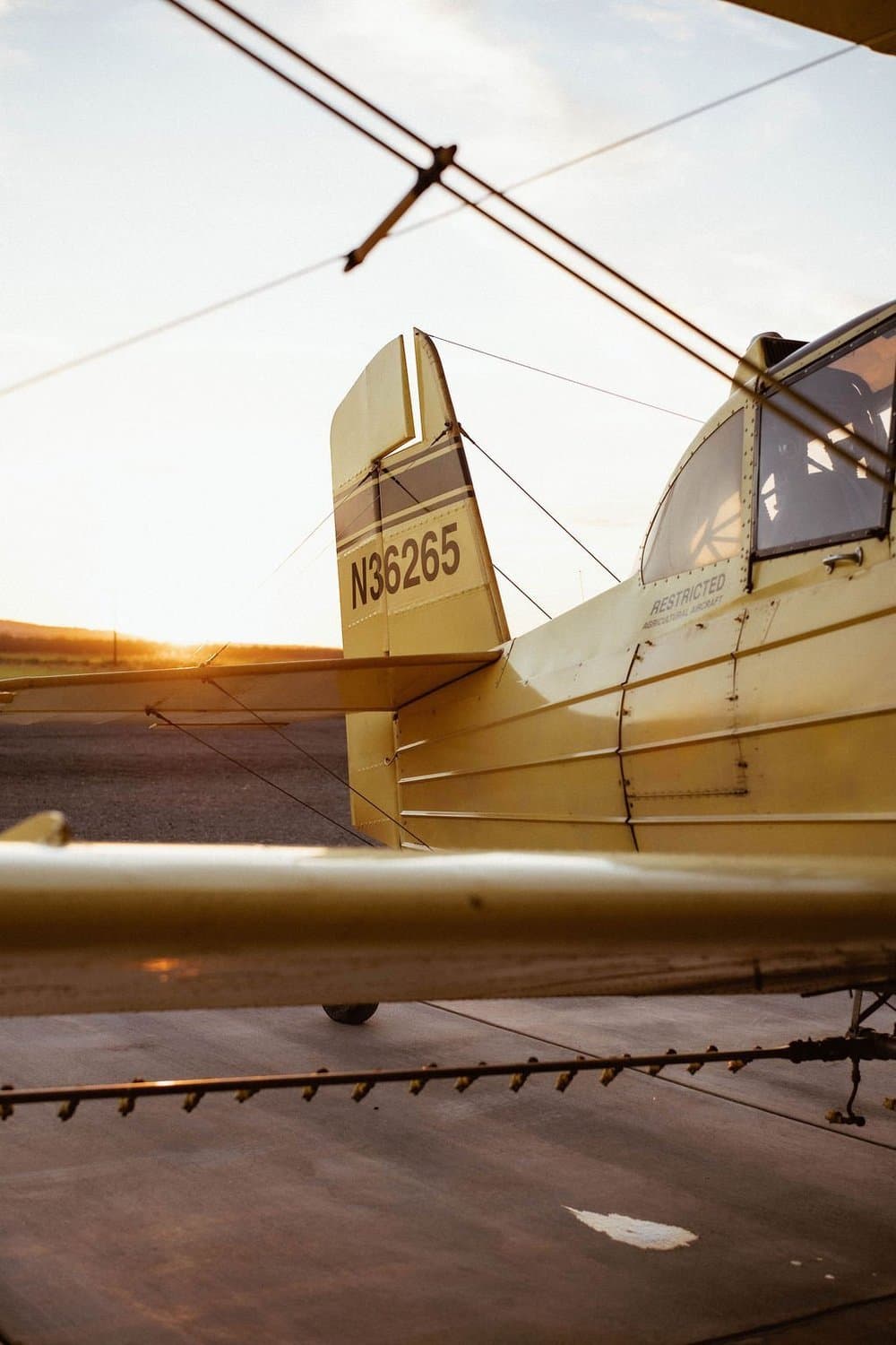Restricted-category agricultural aircraft.